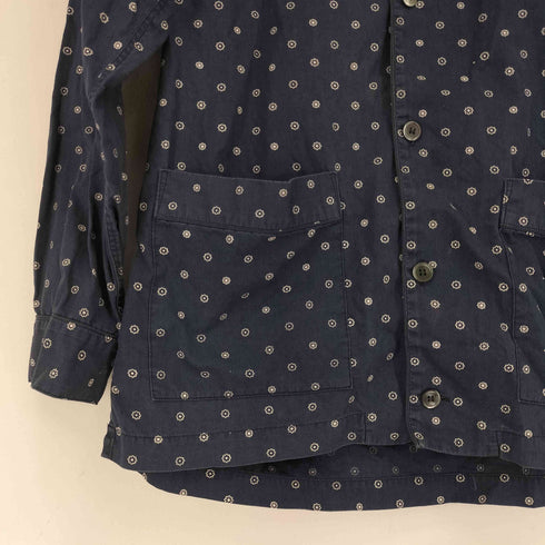 デラックス DELUXE 小紋柄 オープンカラーシャツ メンズ JPN:M