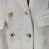 ザラ ZARA 金釦 ダブルテーラードツイードジャケット レディース import:XS