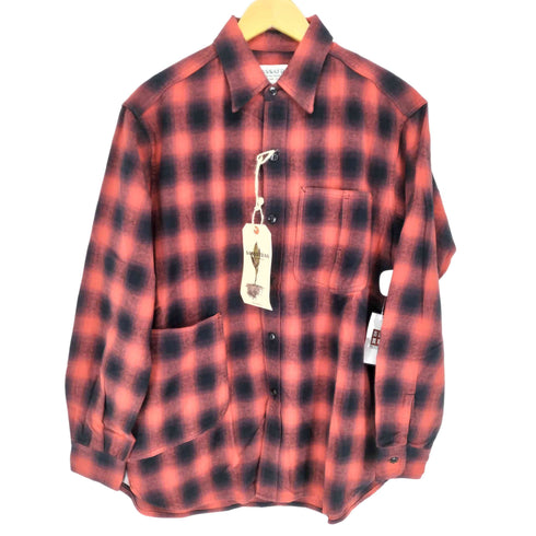 ササフラス SASSAFRAS DIGGIN SHIRT OMBRE CHECK メンズ L