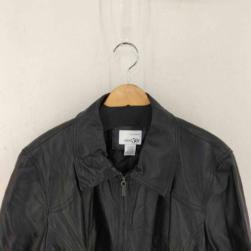 east5th ウエストベルト ジップアップレザージャケット YBS メンズ import:XL