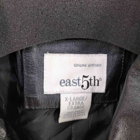 east5th ウエストベルト ジップアップレザージャケット YBS メンズ import:XL