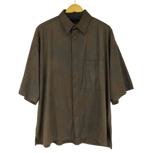 ザラ ZARA FADED FAUX SUEDE OVERSHIRT メンズ M
