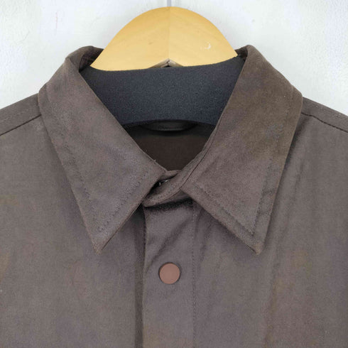ザラ ZARA FADED FAUX SUEDE OVERSHIRT メンズ M