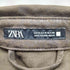 ザラ ZARA FADED FAUX SUEDE OVERSHIRT メンズ M