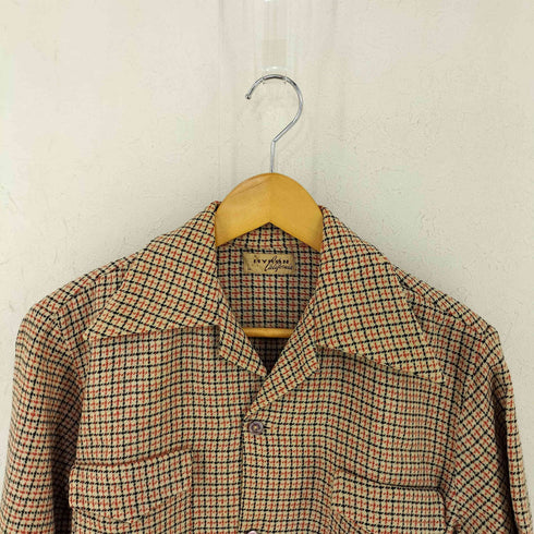 MYRON OF California Vintage 両フラップポケット オープンカラーチェックシャツ メンズ import:M