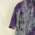 ポロバイラルフローレン Polo by RALPH LAUREN ポニー無し US-RL NAVAL RES 両ポケ 猫目ボタンチェックシャツ リメイク 染め メンズ import:XL