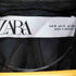 ザラ ZARA フリルショルダー ビジューダブルジャケット レディース import:S