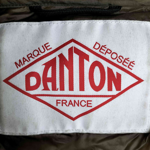 ダントン DANTON LIGHT NYLON TAFFETA DOWN HOODED JACKET ライトナイロンタフタ ダウンジャケット WHITE GOOSE DOWN ホワイトグースダウン メンズ JPN:M
