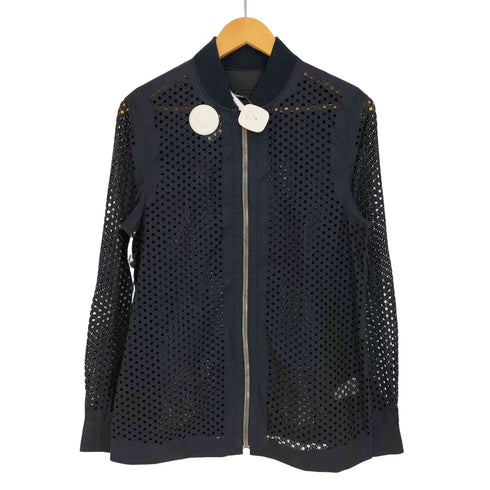 アレキサンダーワン Alexander Wang カットアウト ブルゾン シースルー パンチホール メンズ JPN:2