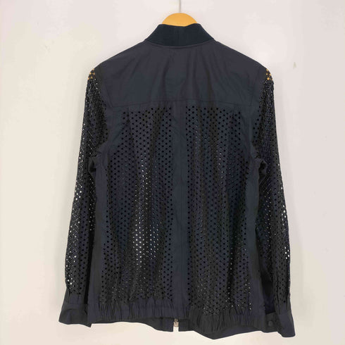 アレキサンダーワン Alexander Wang カットアウト ブルゾン シースルー パンチホール メンズ JPN:2