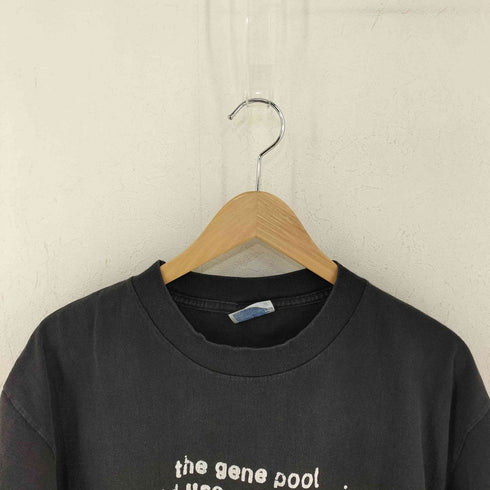 ヘインズ Hanes フロントメッセージ the gene pool could use some chlorine メンズ import:L