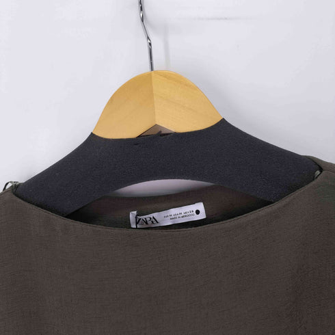 ザラ ZARA ノースリーブタイトワンピース レディース import:M