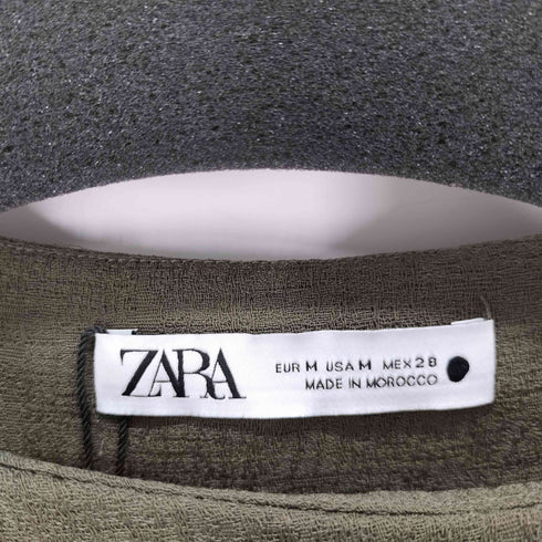 ザラ ZARA ノースリーブタイトワンピース レディース import:M