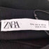 ザラ ZARA パフスリーブ ドッキングニットシャツ レディース import:S