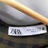 ザラ ZARA Midi Khaki black check print dress チェック柄プリントドレス レディース import:S