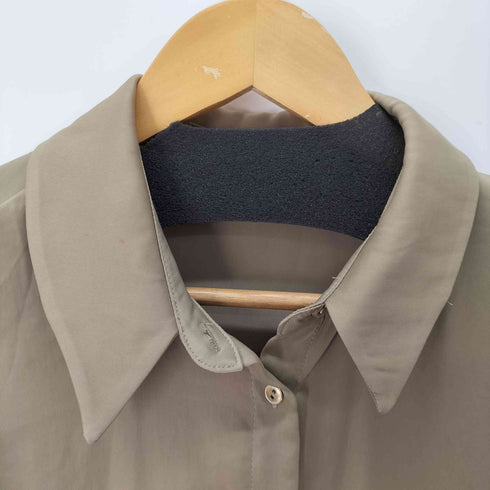 ザラ ZARA チェーンベルト サテンシャツワンピース レディース import:XS