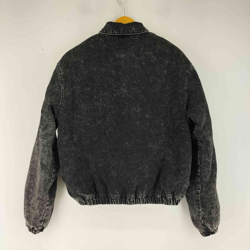 ザラ ZARA 中綿ブラックデニムジャケット メンズ S