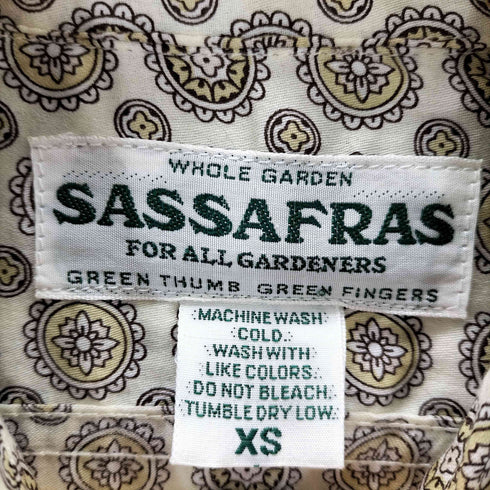 ササフラス SASSAFRAS GARDENING AT NIGHT SHIRT メンズ XS