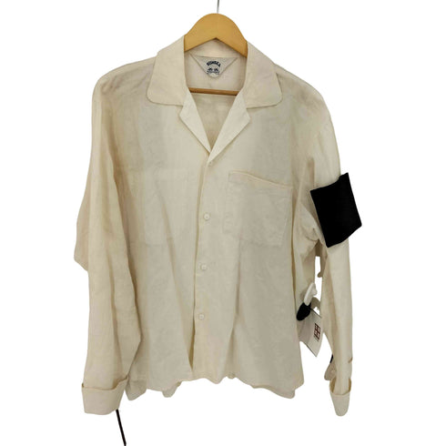 サンシー SUNSEA 20SS 2 TONE LINEN GIGOLO&GIGOLET SHIRT メンズ JPN:3