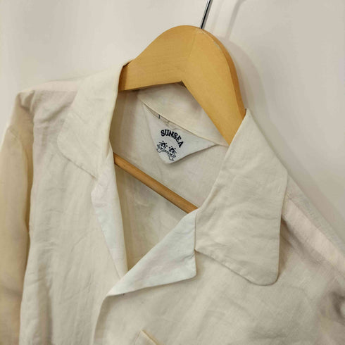 サンシー SUNSEA 20SS 2 TONE LINEN GIGOLO&GIGOLET SHIRT メンズ JPN:3