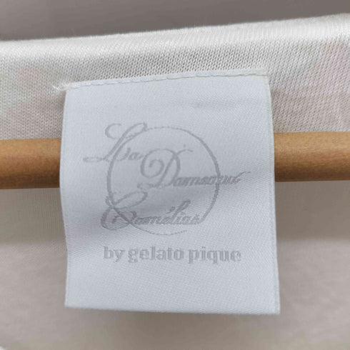ジェラートピケ gelato pique 花柄ギャザーストレッチワンピース レディース FREE