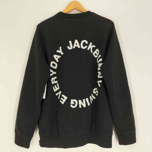ジャックバニー JACK BUNNY 23AW Wジャガード 裏生地付 防ふう ニット メンズ 4
