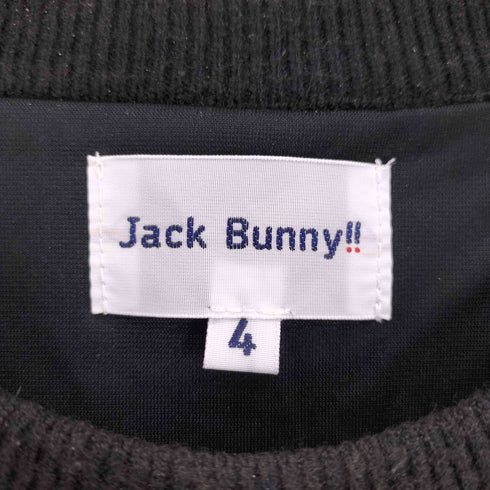 ジャックバニー JACK BUNNY 23AW Wジャガード 裏生地付 防ふう ニット メンズ 4