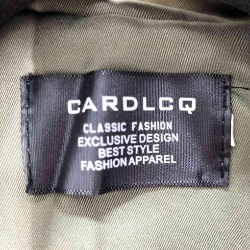 CARDLCQ ドッキングスカーフ サテントレンチコート レディース
