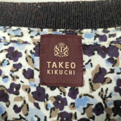 タケオキクチ TAKEO KIKUCHI ヘンリーネック ボーダーアクリルコットンニット メンズ 3