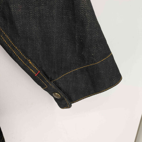 エターナル ETERNAL ヒッコリー ストライプ パッチワーク デニム カバーオール メンズ 40