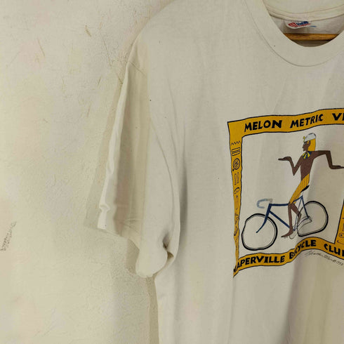 ヘインズ Hanes 90s MADE IN USA 両面プリントTシャツ NAPERVILLE BICYCLE CLUB @1993年コピーライト メンズ import:L