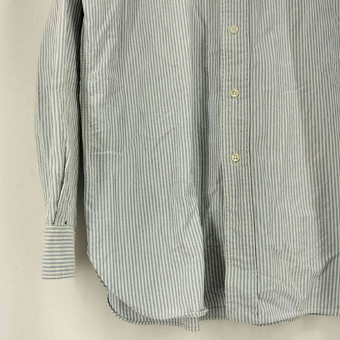 ラルフローレン RALPH LAUREN 90S CLASSIC FIT ストライプシャツ ポニー刺繍 メンズ import:M