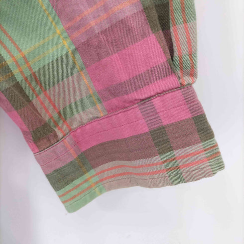 ラルフローレン RALPH LAUREN 90S BIG SHIRT チェックBDシャツ メンズ import:XL