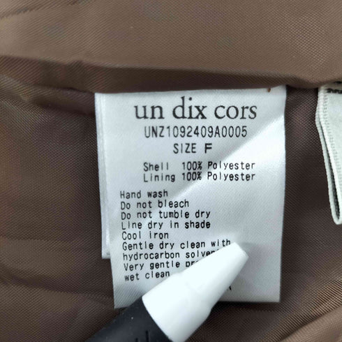 アンディコール un dix cors バックストラップ サロペット レディース FREE