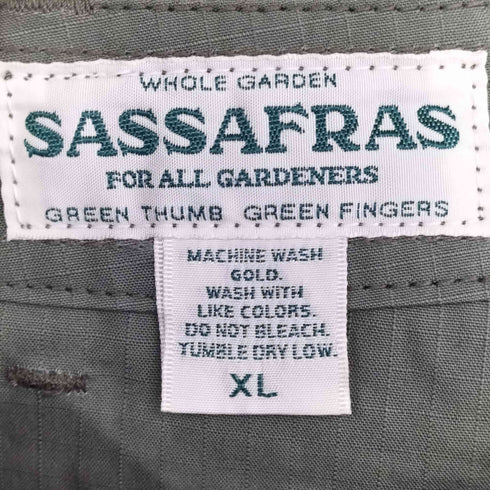 ササフラス SASSAFRAS OVERGROWN PANTS メンズ XL