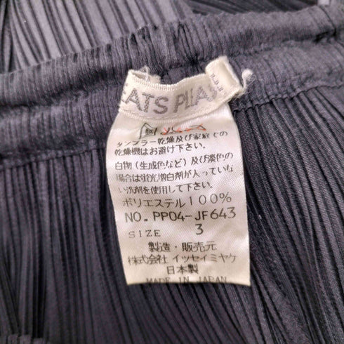 プリーツプリーズイッセイミヤケ PLEATS PLEASE ISSEY MIYAKE 00AW プリーツ ポリエステル イージー パンツ レディース JPN:3