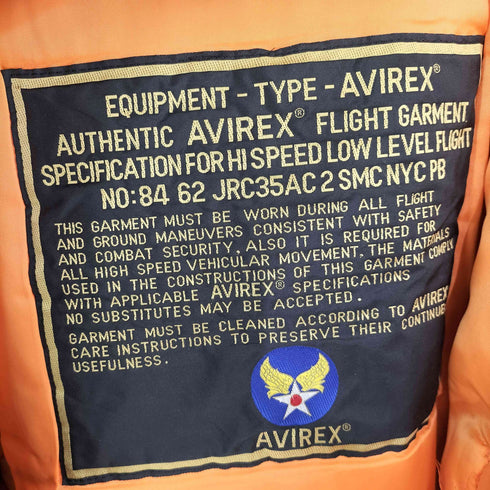 アヴィレックス AVIREX MA-1 フライトジャケット メンズ import:XL