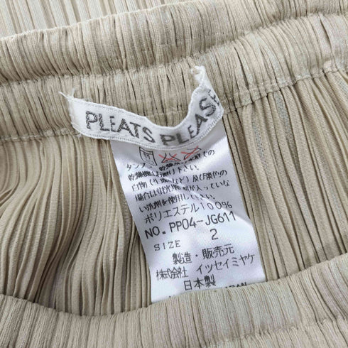 プリーツプリーズイッセイミヤケ PLEATS PLEASE ISSEY MIYAKE 00AW プリーツ ポリエステル イージー タイト スカート レディース JPN:2