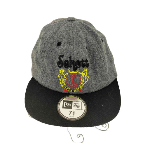 ショット Schott ウールロゴ刺繍BBキャップ メンズ 7 3/8