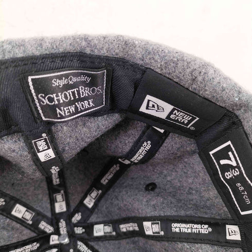 ショット Schott ウールロゴ刺繍BBキャップ メンズ 7 3/8