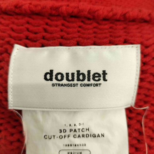 ダブレット doublet 3D PATCH CUT CARDIGAN メンズ JPN:M