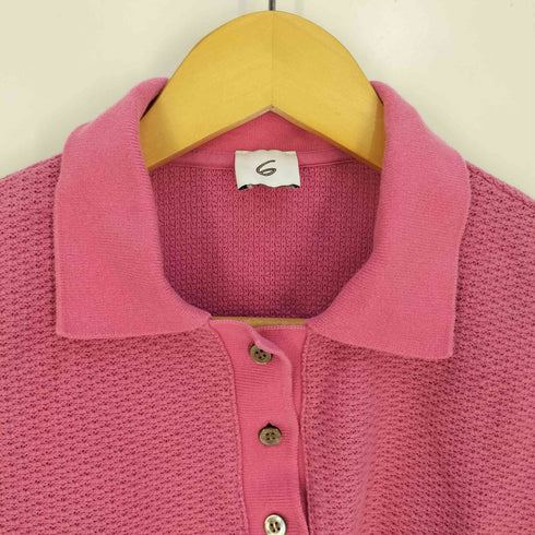 ロクビューティーアンドユースユナイテッドアローズ 6 BEAUTY & YOUTH UNITED ARROWS KANOKO POLO SHIRT カノコ ポロシャツ レディース
