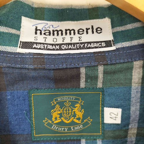 Drury Lane hammerle タータンチェック 3B テーラード ジャケット メンズ UK:42