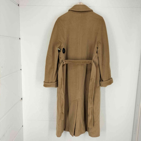 マックスマーラ MAX MARA MADE IN ITALY 白タグ ウールステンカラーコート レディース 42