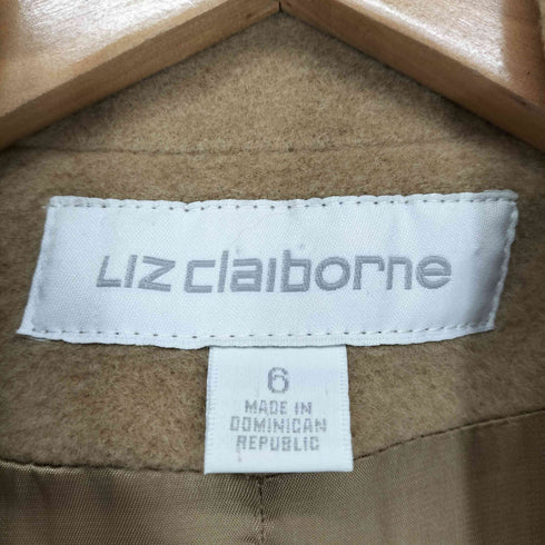 リズ クレイボーン LIZ Claiborne キャメルヘアーステンカラーコート CAMEL HAIR レディース 6