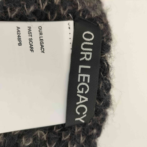 アワーレガシィー OUR LEGACY PAST SCARF Black Destructive Gingham メンズ