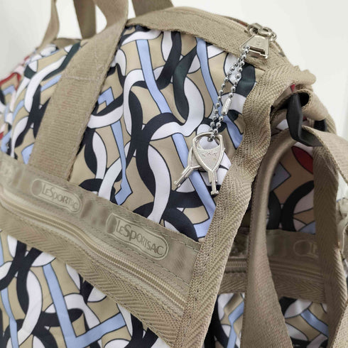 レスポートサック LeSportsac 総柄 幾何学模様 2WAY ショルダー バッグ トート バッグ レディース