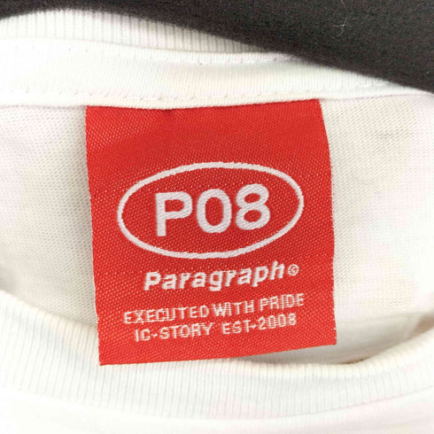 パラグラフ PARAGRAPH プリントクルーネックTシャツ メンズ