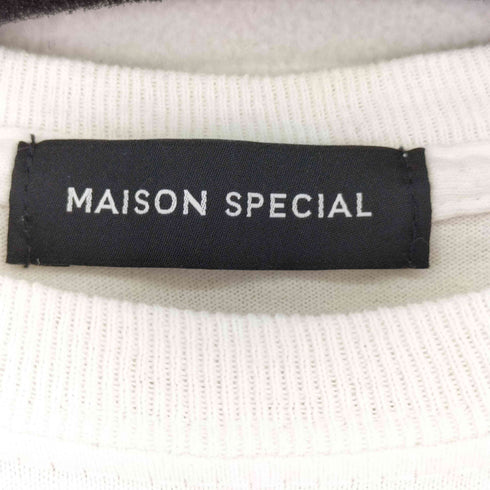メゾンスペシャル MAISON SPECIAL ウェイブプリントTシャツ レディース JPN:M