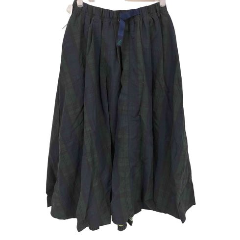 グラミチ GRAMICCI 21SS 別注 ナイロン チェック柄 ロングスカート レディース FREE